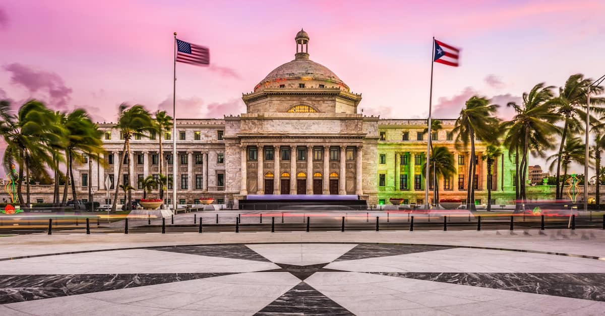 Capitol building in San Juan, Puerto Rico | Colling Gilbert Wright